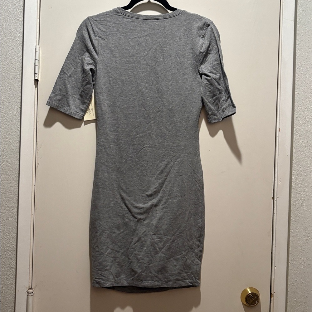 Guess Gray Mid Sleeve Dress - Picture 4 of 4